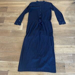 Theory Navy Caftan/Shirt Dress